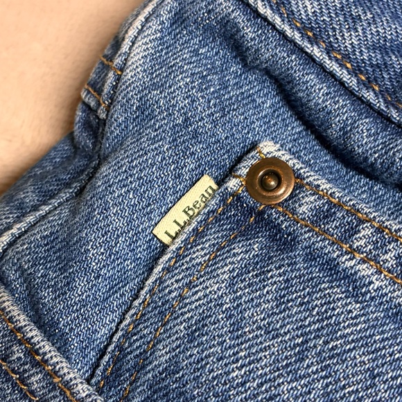 L.L.Bean Flannel Lined Relaxed Fit Jeans Outdoor Workwear Pants Men’s 38x32 - Picture 4 of 10